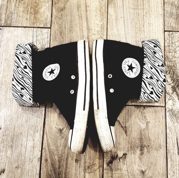 Chuck Taylor converse black casual booties sz 8 - Picture 7 of 8